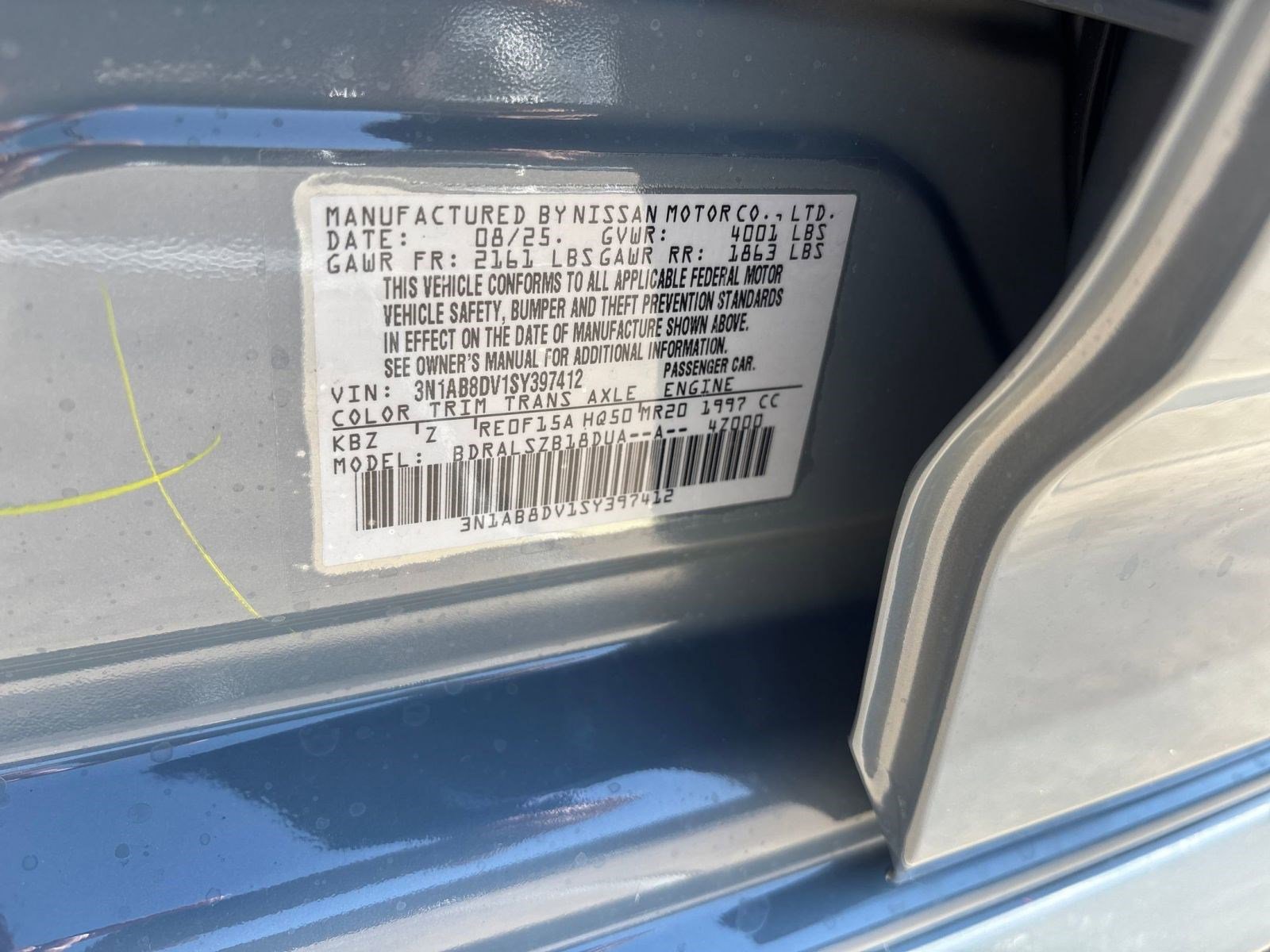 New 2025 Nissan Sentra SR w/ SR Premium Package FWD image 20