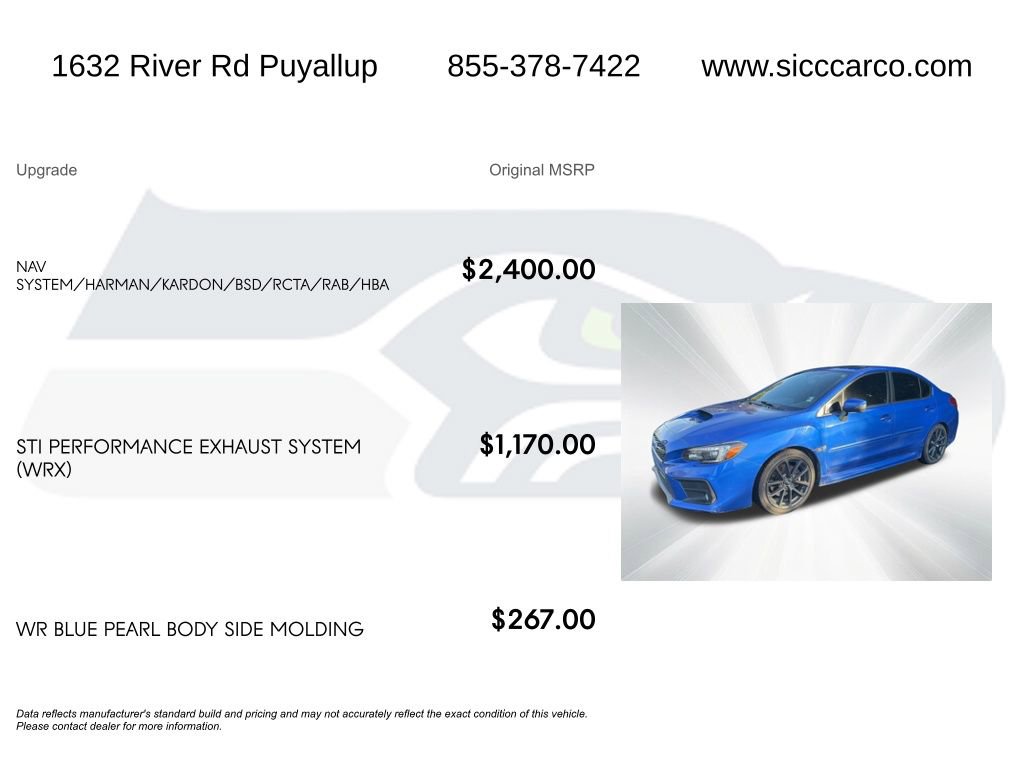 Used 2019 Subaru WRX Limited image 5