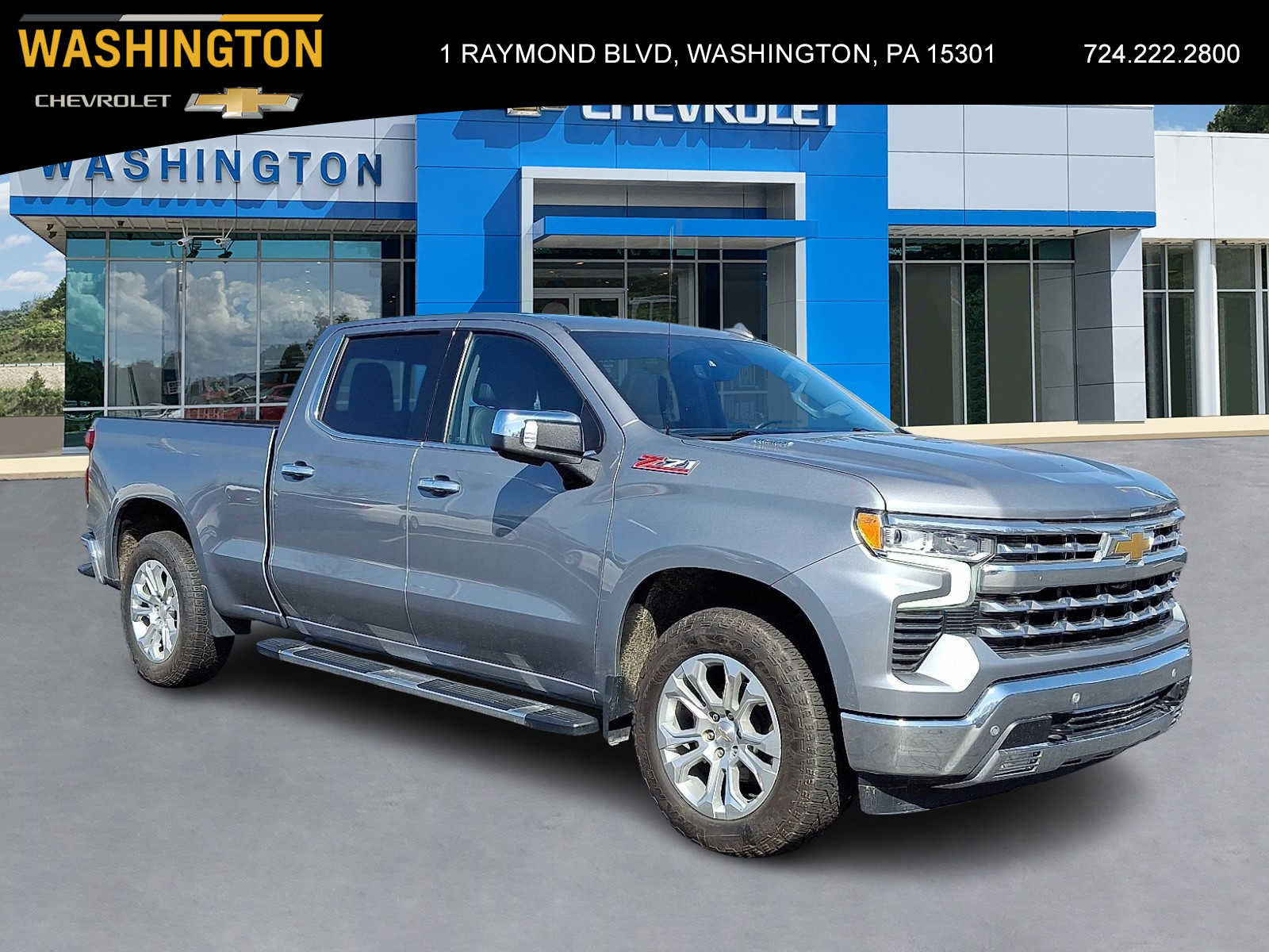 Used 2024 Chevrolet Silverado 1500 LTZ w/ LTZ Premium Package AWD/4WD image 1