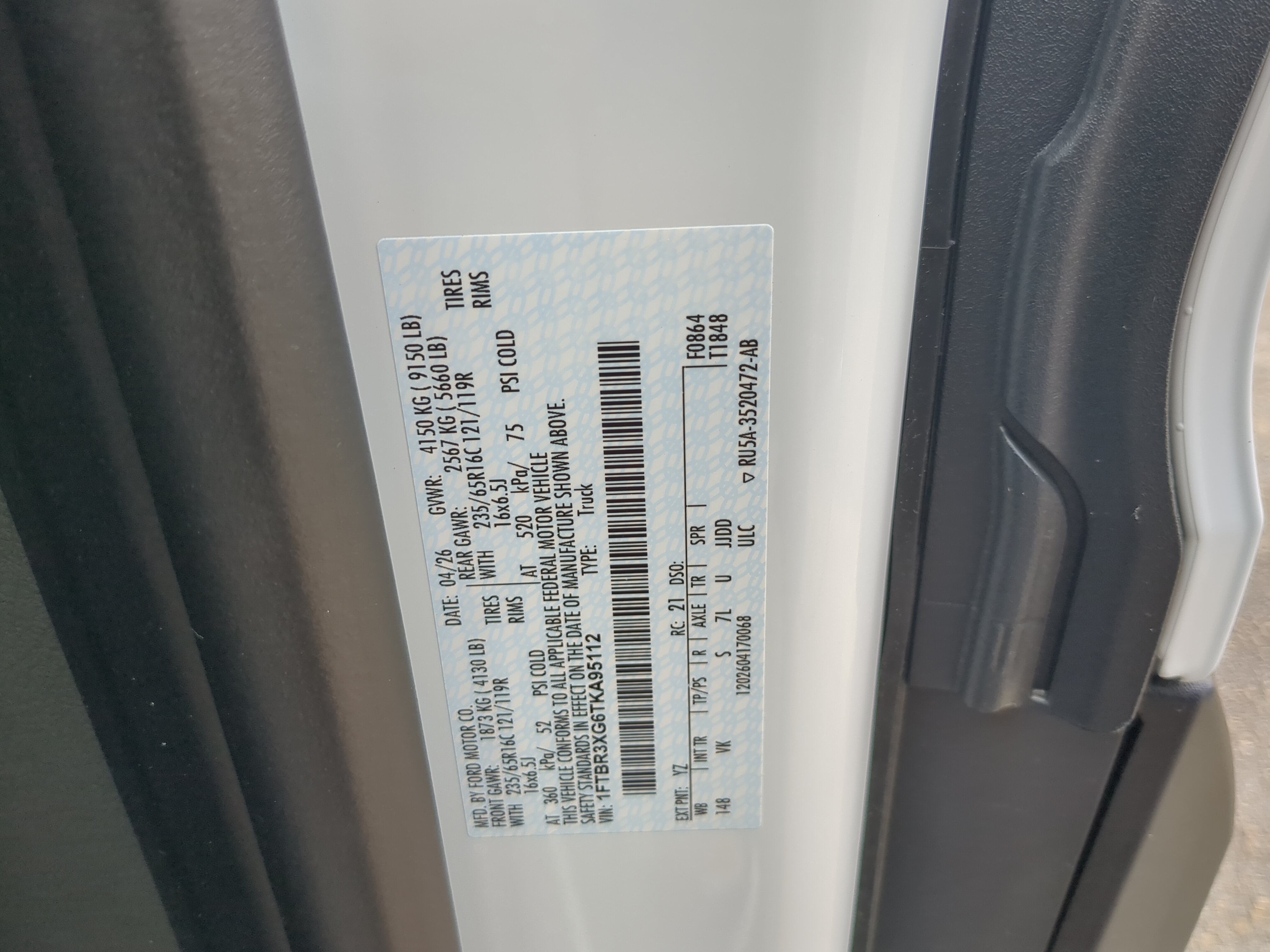 New 2026 Ford Transit 250 148 High Roof Extended RWD image 24