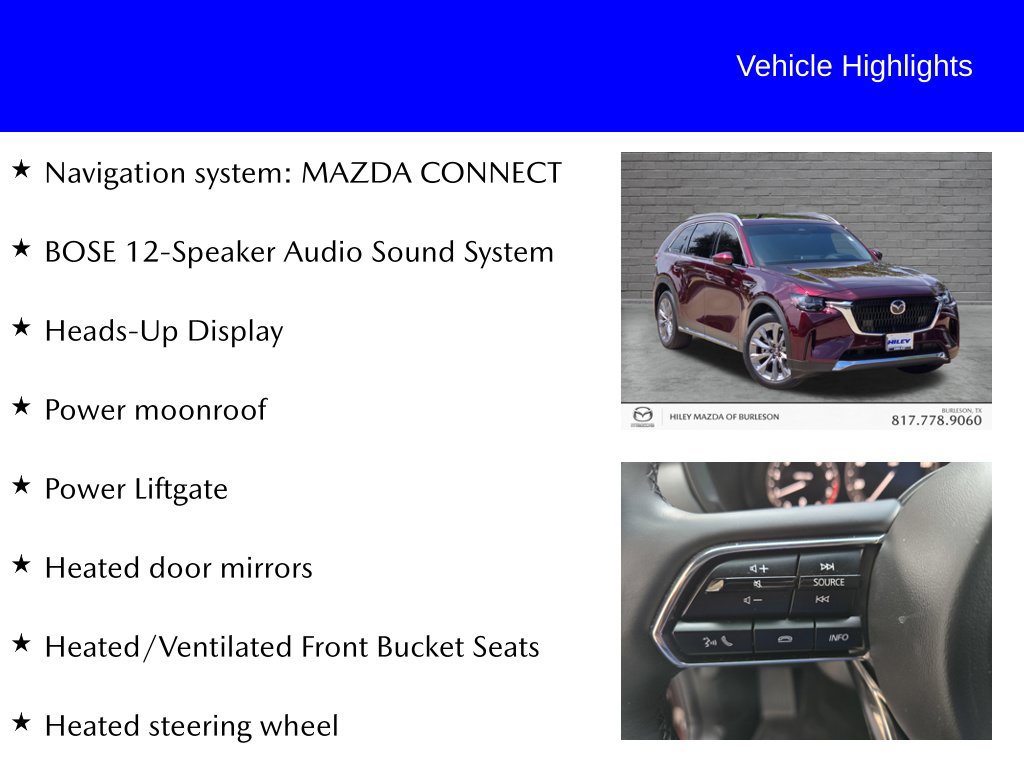 Used 2026 MAZDA CX-90 3.3 Turbo w/ Premium Plus Pkg AWD/4WD image 10