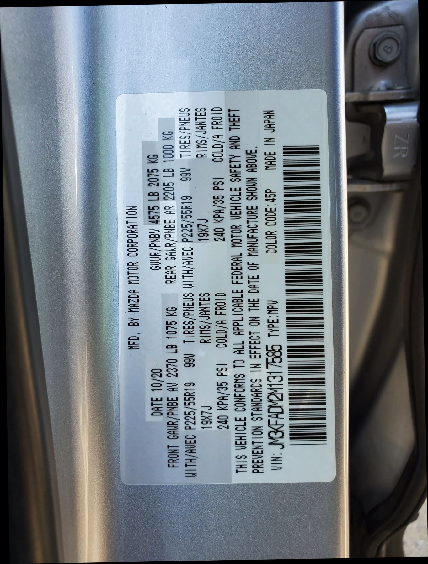 Used 2021 MAZDA CX-5 Grand Touring FWD image 80
