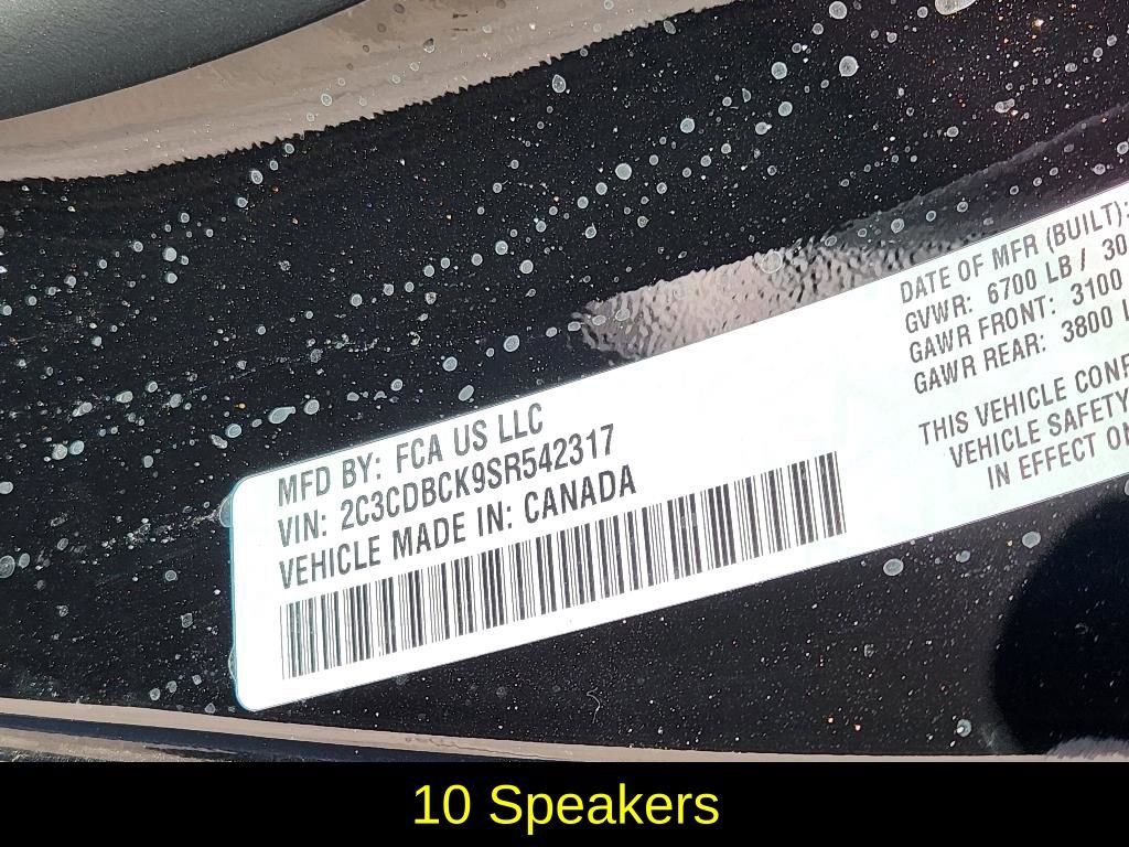 New 2025 Dodge Charger R/T w/ Quick Order Package 25M R/T image 21