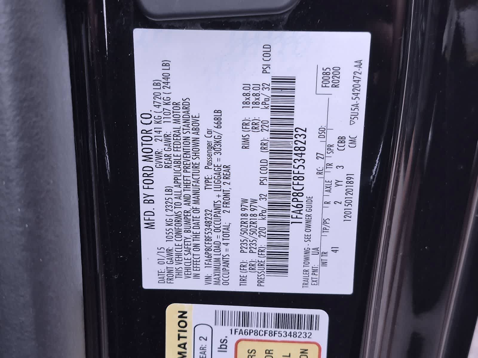 Used 2015 Ford Mustang GT Premium RWD image 34