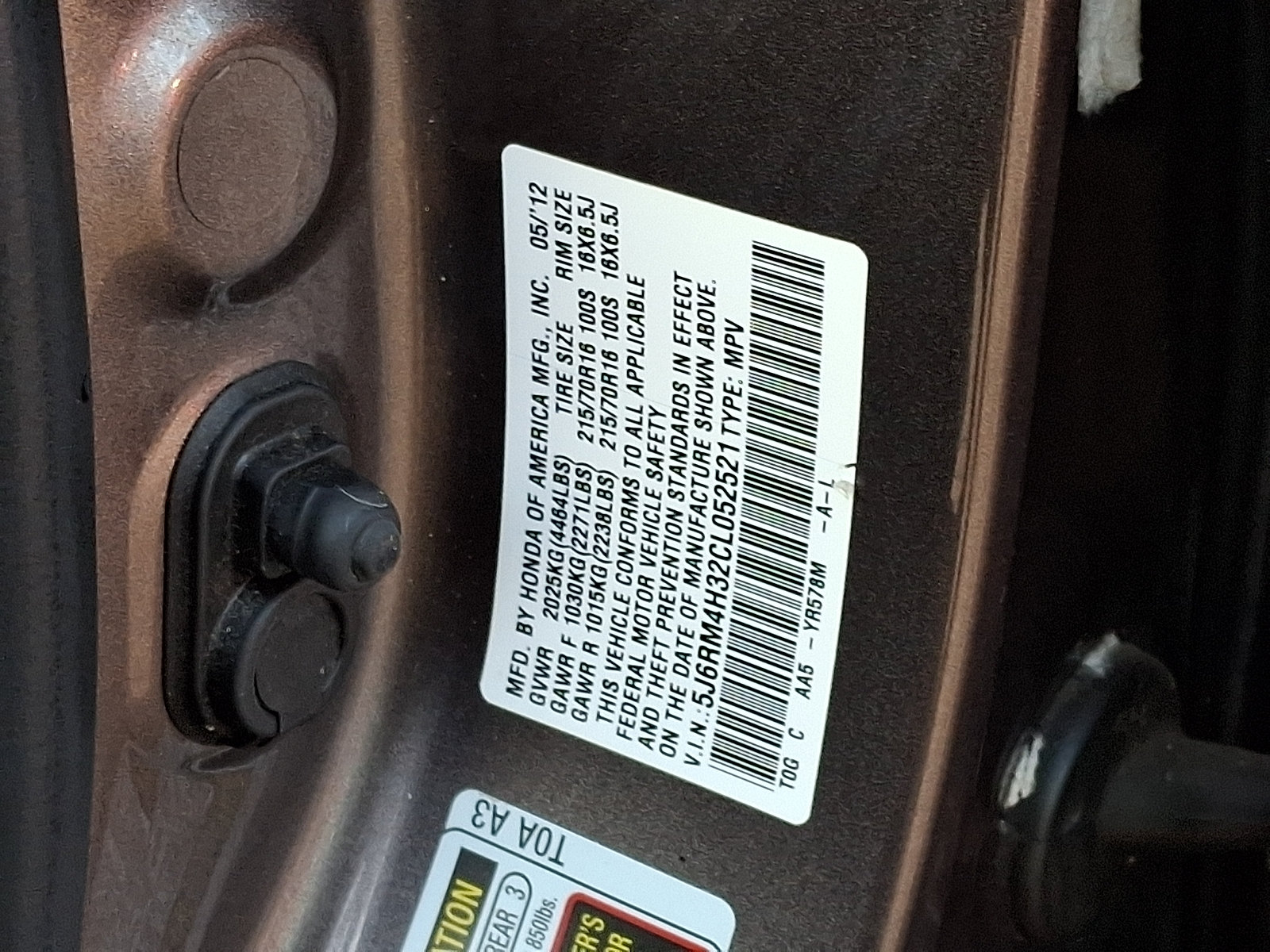 Used 2012 Honda CR-V LX image 26