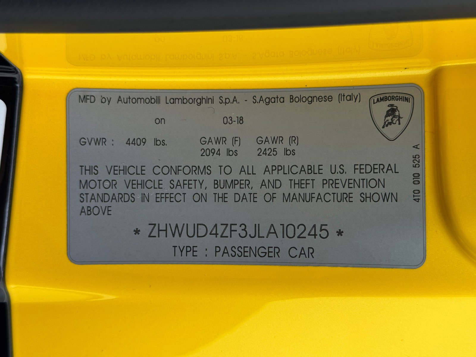 Used 2018 Lamborghini Huracan Performante image 43