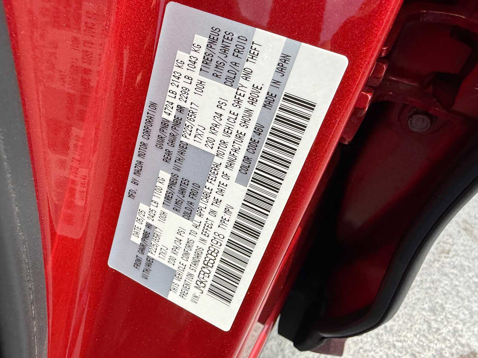 Certified 2025 MAZDA CX-5 AWD 2.5 S w/ Preferred Package image 32