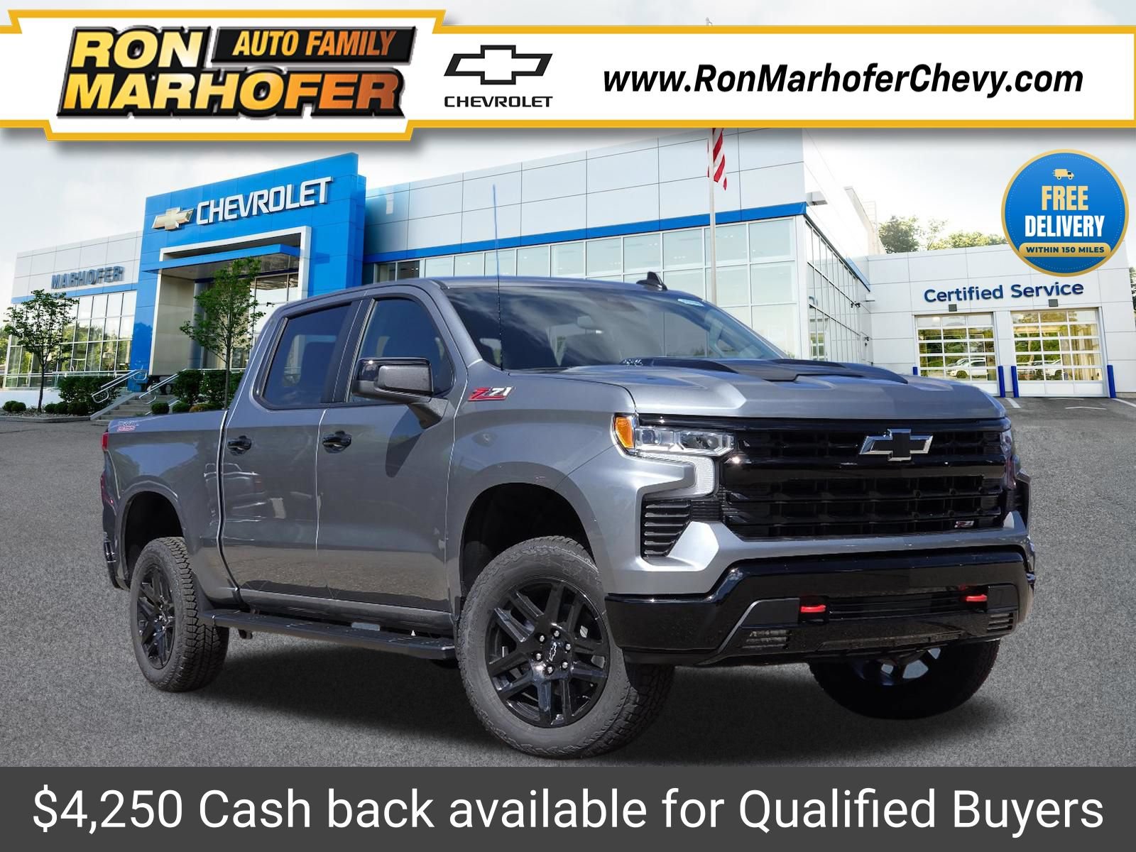 New 2026 Chevrolet Silverado 1500 LT Trail Boss w/ Protection Package AWD/4WD 360° Tour