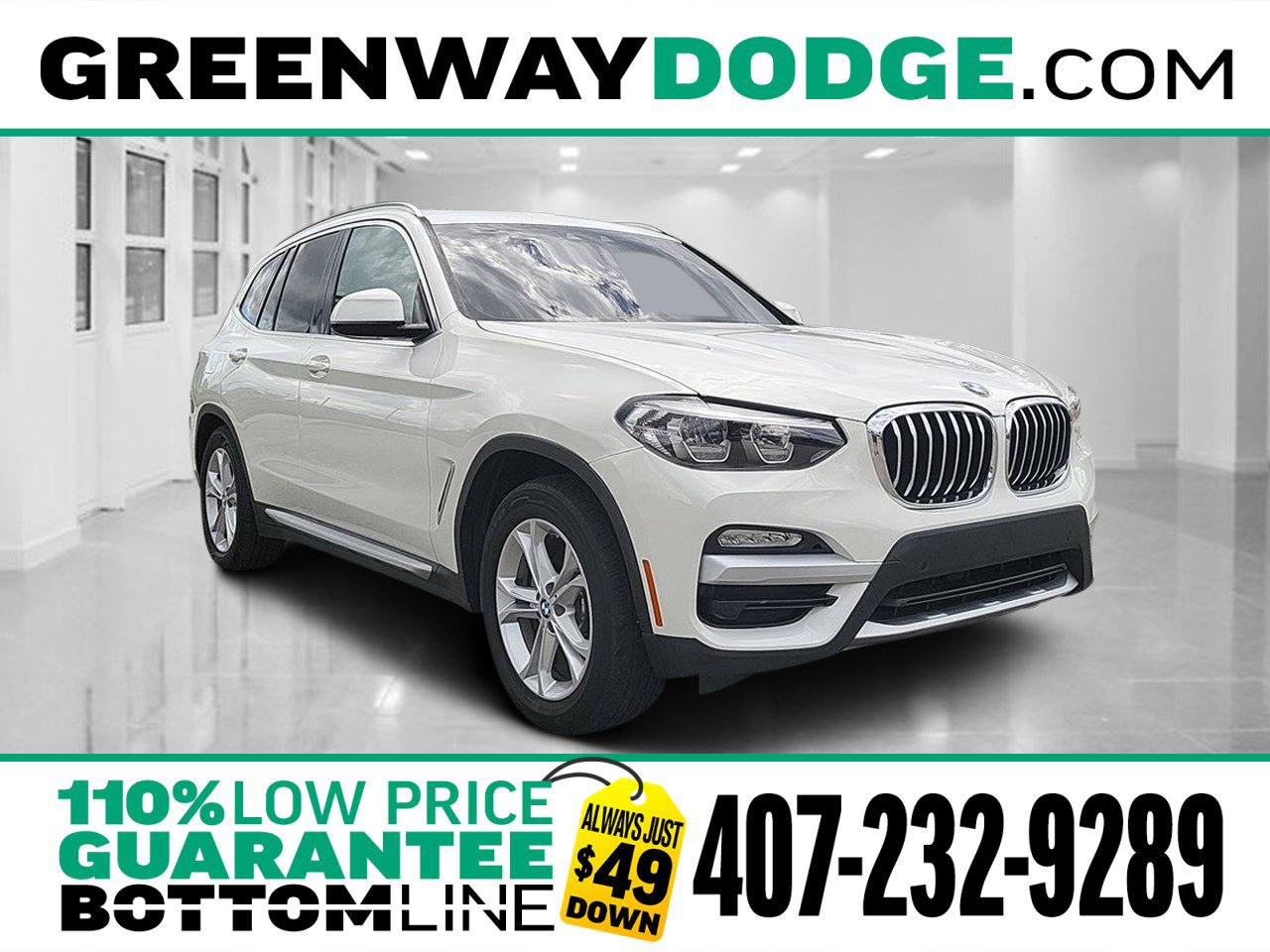 Used 2019 BMW X3 sDrive30i w/ Driving Assistance Package