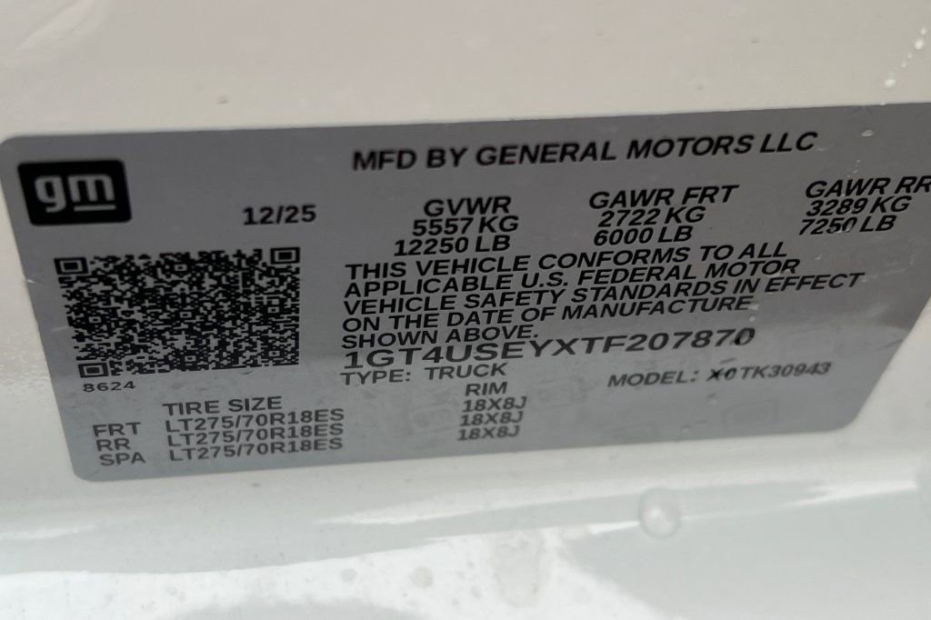 New 2026 GMC Sierra 3500 Pro w/ 1SA Pro Safety Plus Package image 21