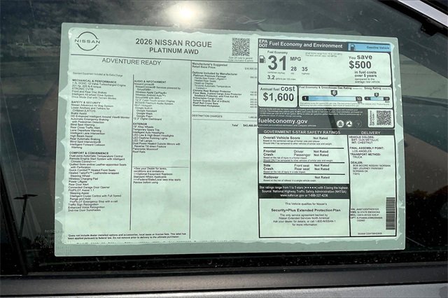 New 2026 Nissan Rogue Platinum w/ Platinum Premium Package image 13