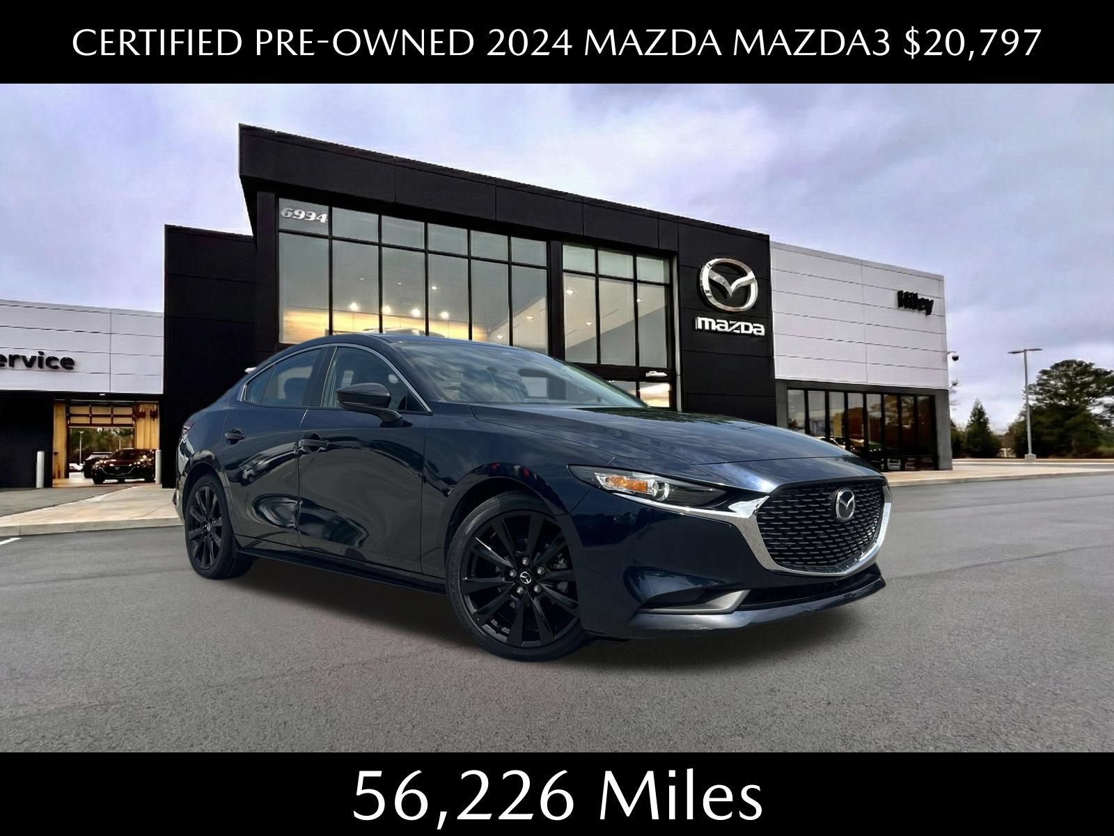 Certified 2024 MAZDA MAZDA3 s FWD image 1