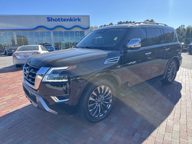 Used 2022 Nissan Armada Platinum w/ Captain's Chairs Package RWD image 1