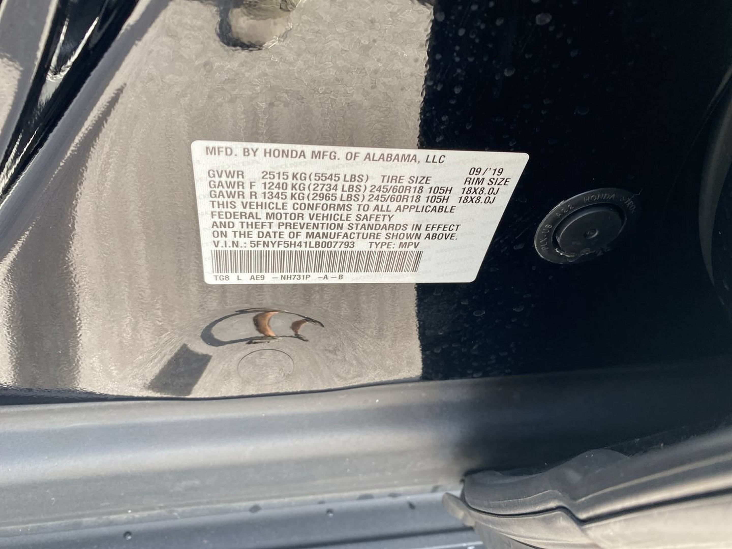 Certified 2020 Honda Pilot EX-L image 33