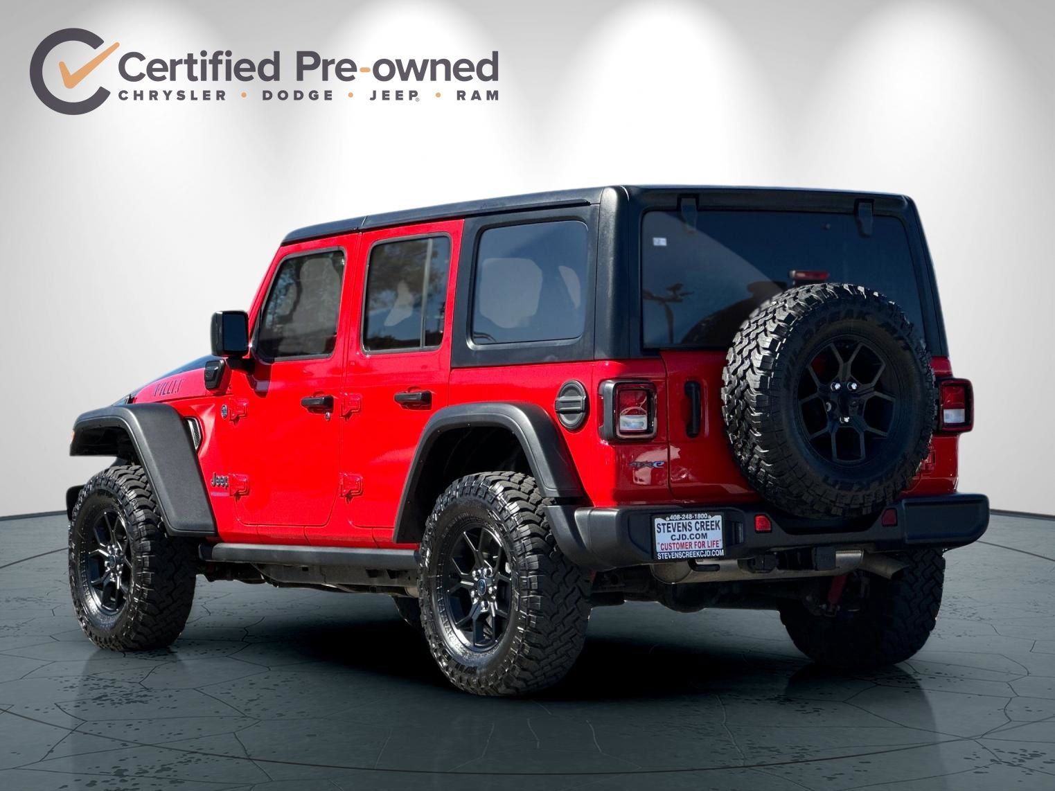 Certified 2025 Jeep Wrangler Unlimited Sport S 4xe image 6