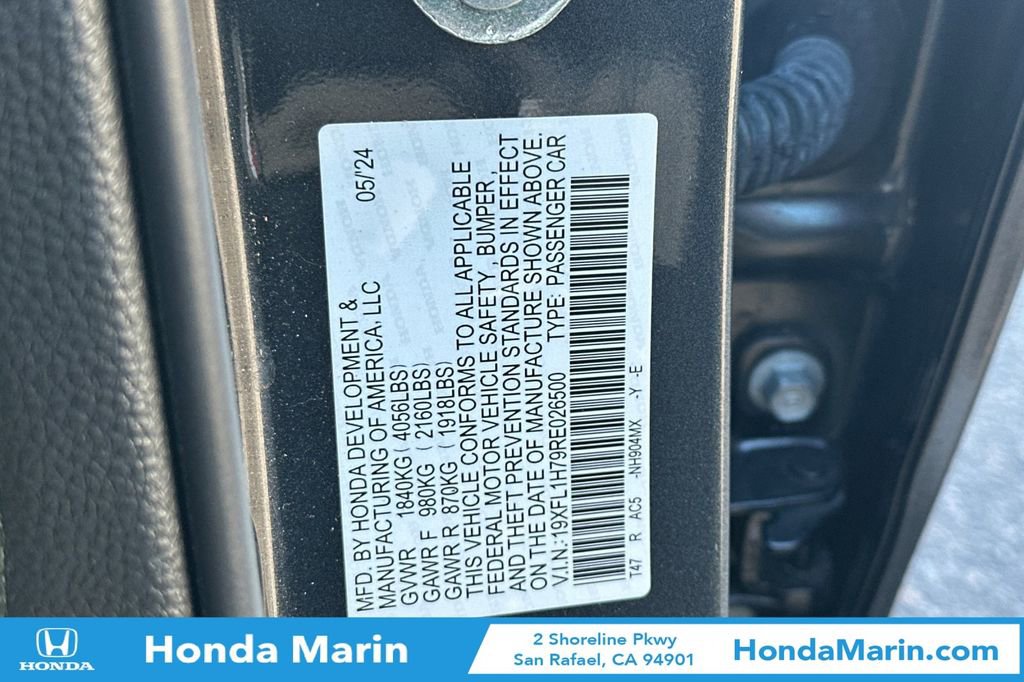 Certified 2024 Honda Civic EX-L image 36