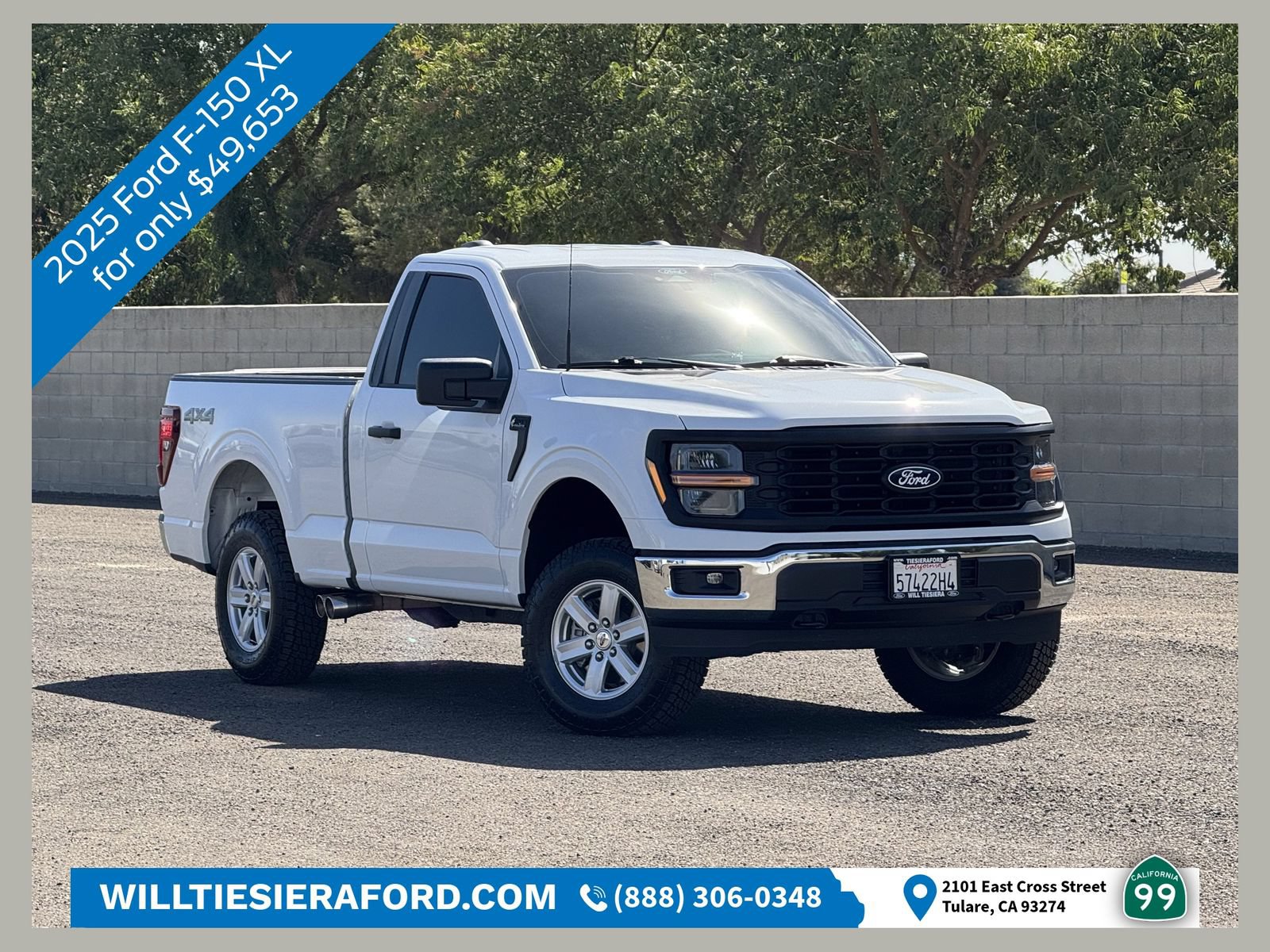 Used 2025 Ford F150 XL w/ Equipment Group 103A High AWD/4WD image 1