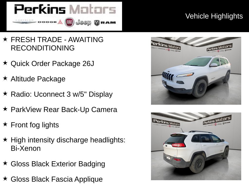 Used 2018 Jeep Cherokee Latitude w/ Altitude Package AWD/4WD image 7