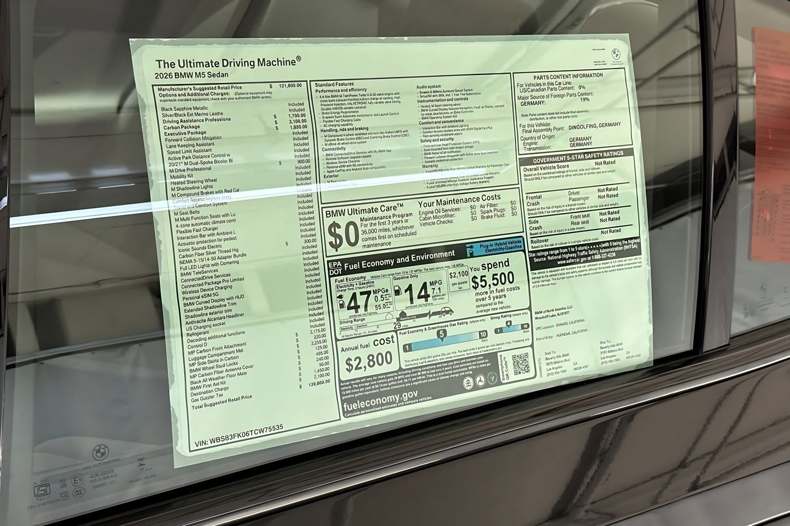 New 2026 BMW M5 w/ Carbon Package image 29