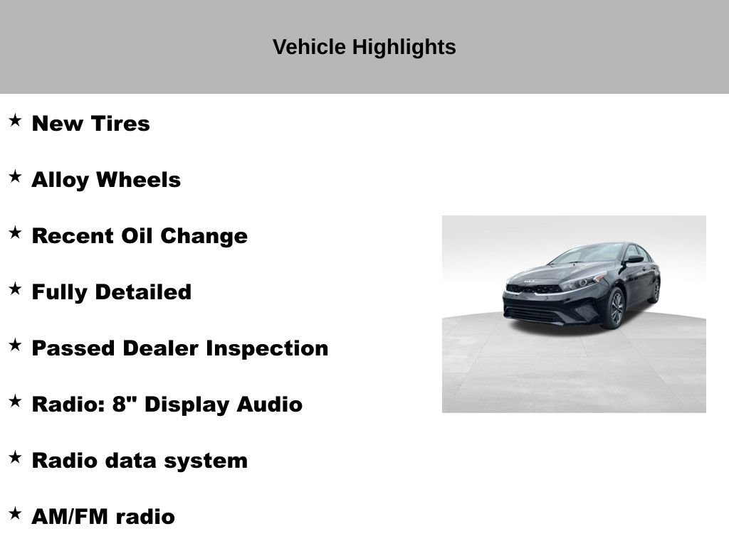 Certified 2023 Kia Forte LXS image 10
