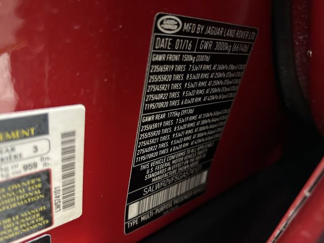 Used 2016 Land Rover Range Rover Sport HSE AWD/4WD image 30
