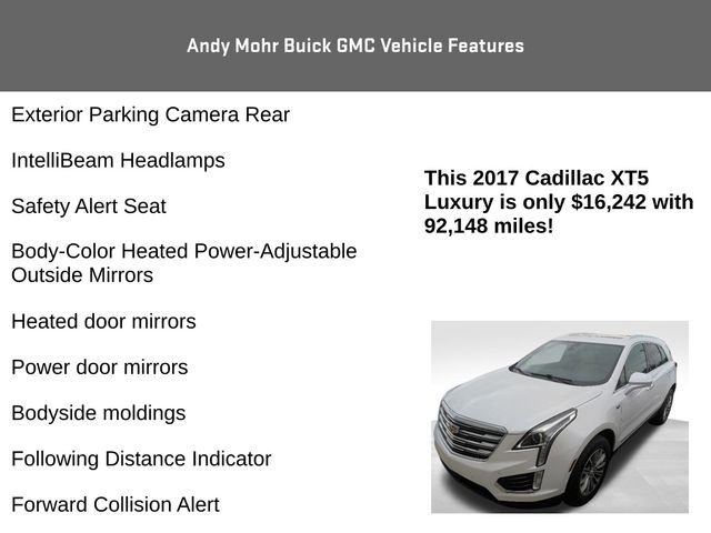 Used 2017 Cadillac XT5 Luxury w/ Driver Awareness Package image 14