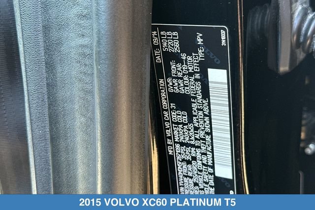 Used 2015 Volvo XC60 T5 Platinum FWD image 33