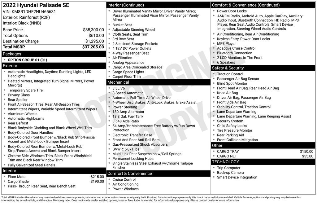 Used 2022 Hyundai Palisade SE image 24