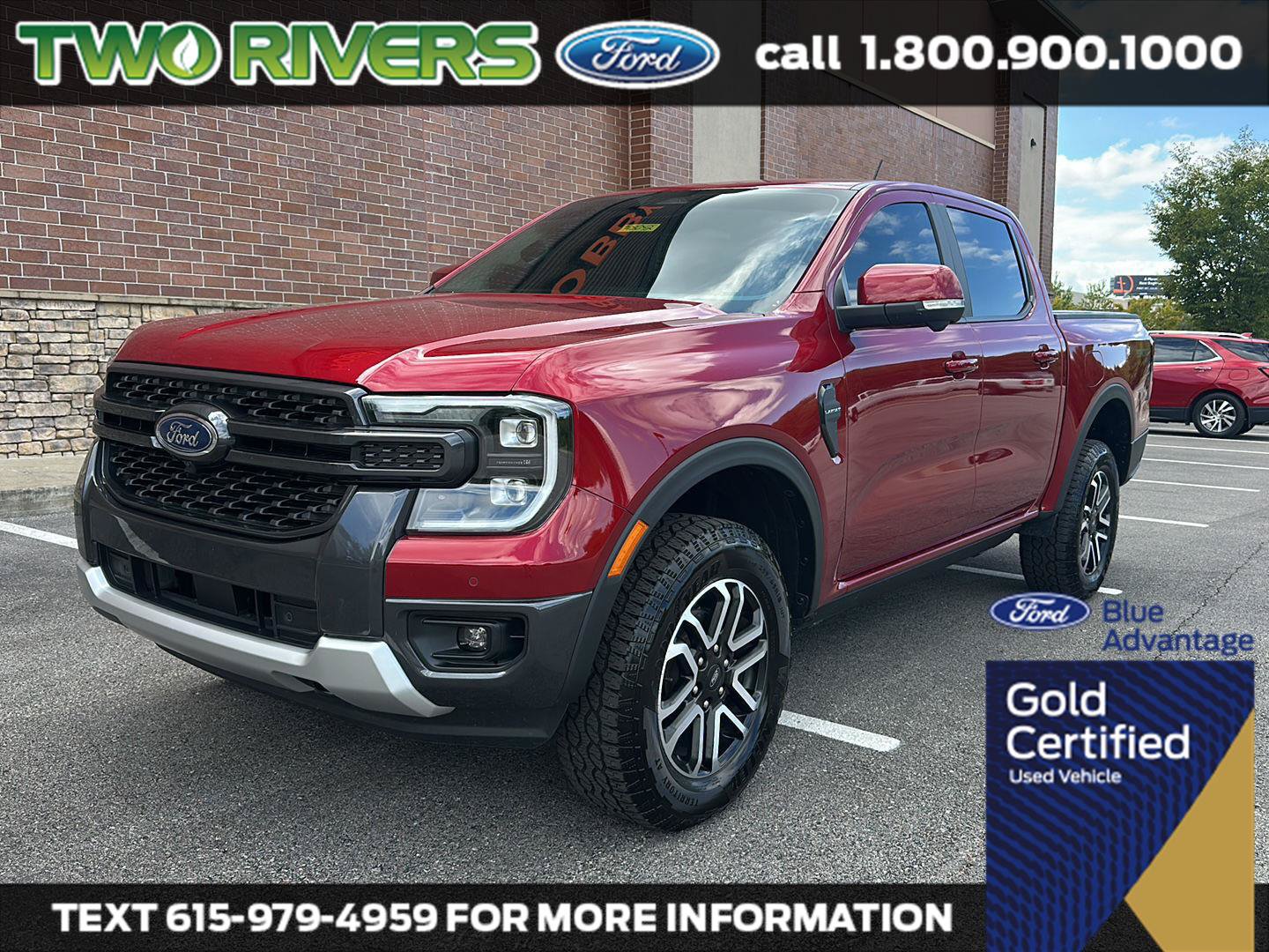 Certified 2025 Ford Ranger Lariat w/ Advanced Towing Package AWD/4WD image 1