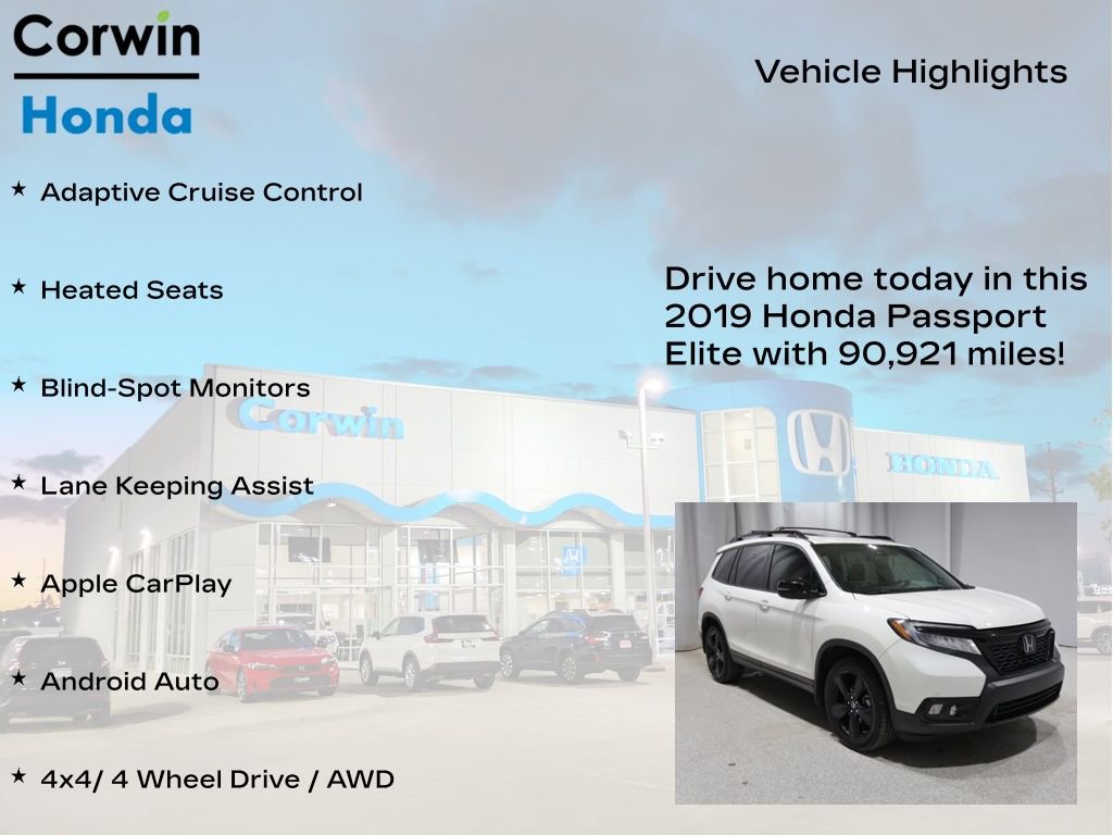 Used 2019 Honda Passport Elite image 6