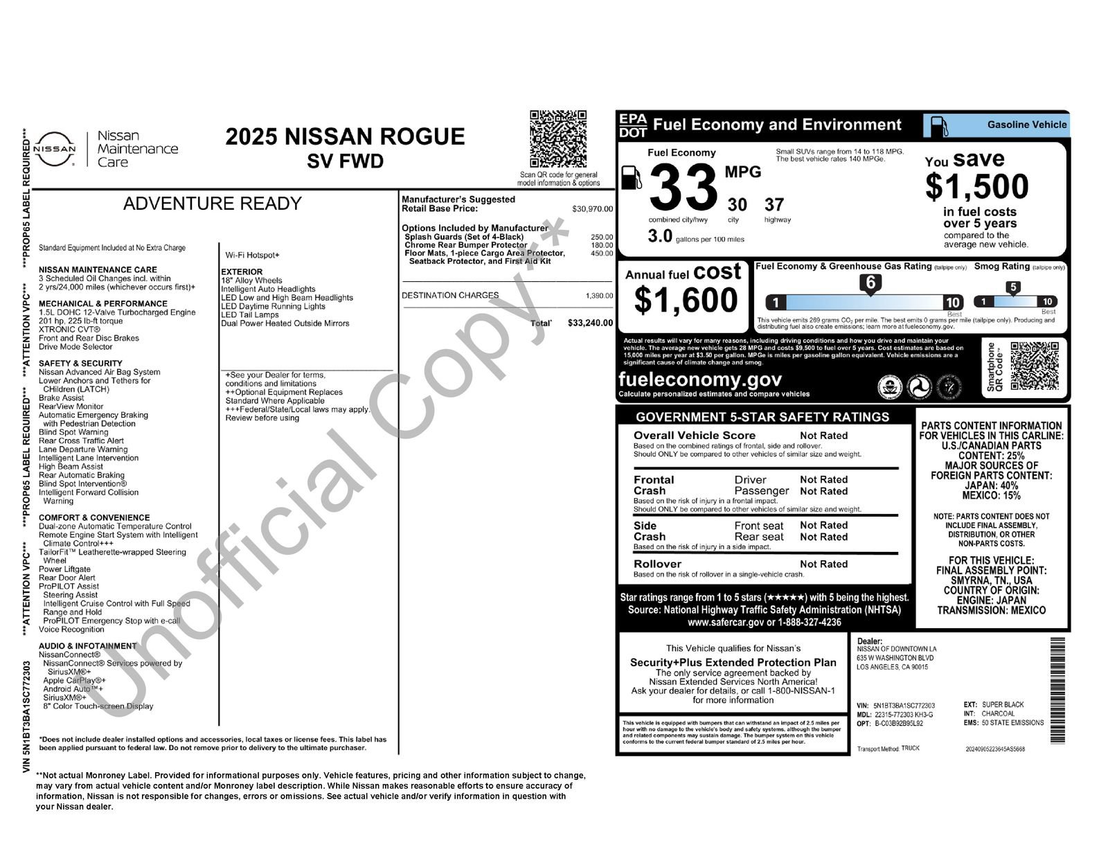 Used 2025 Nissan Rogue SV FWD image 29