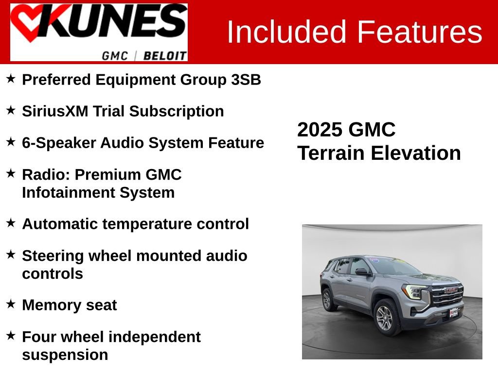 Used 2025 GMC Terrain Elevation AWD/4WD image 2