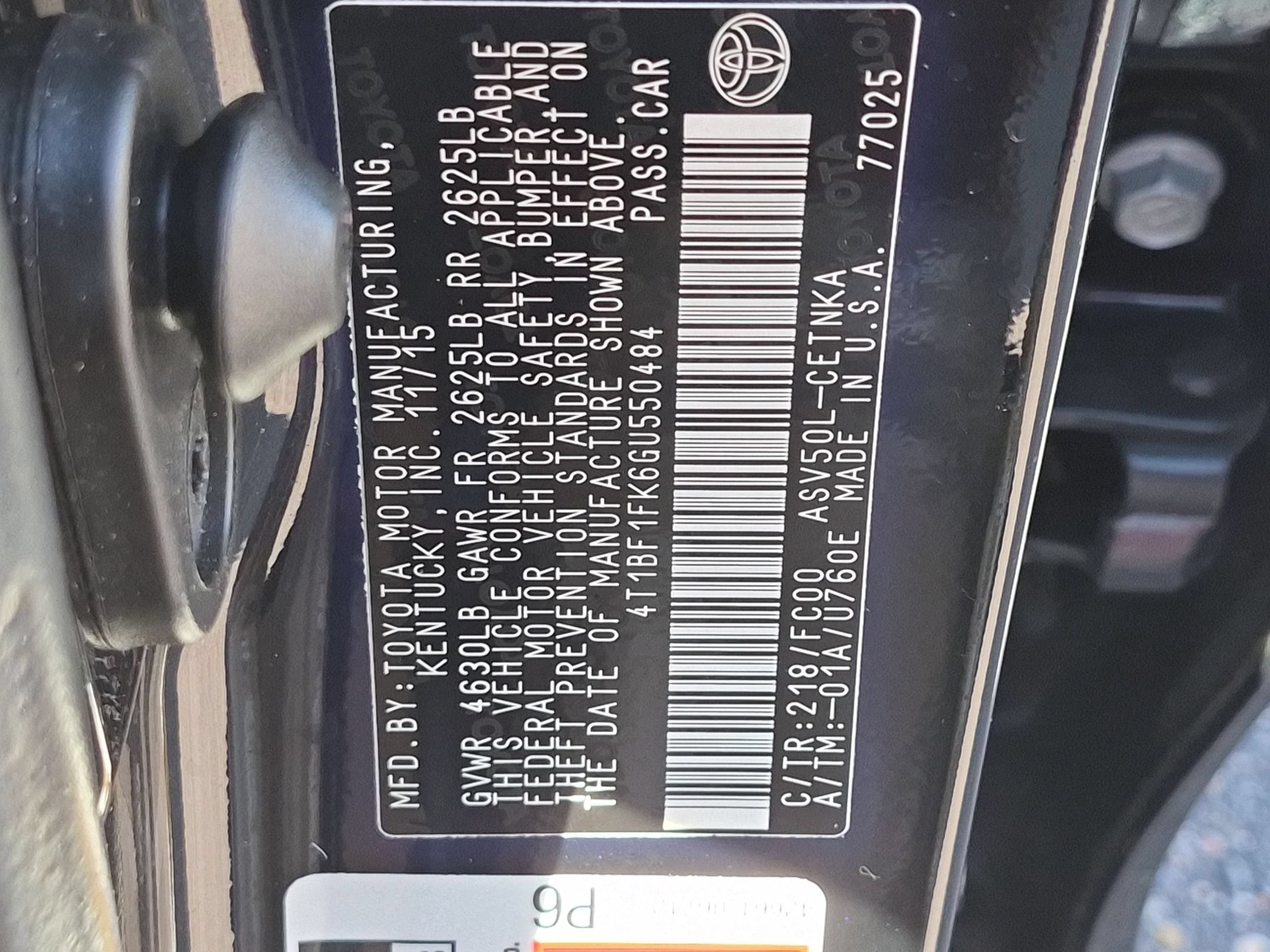 Used 2016 Toyota Camry LE FWD image 38