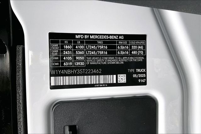 New 2025 Mercedes-Benz Sprinter 2500 image 16