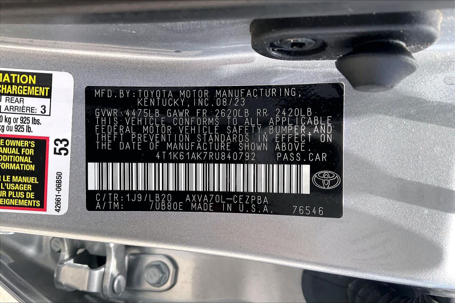 Used 2024 Toyota Camry XSE FWD image 35