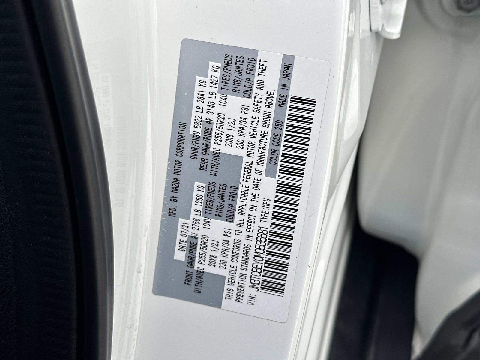 Certified 2021 MAZDA CX-9 Signature image 31