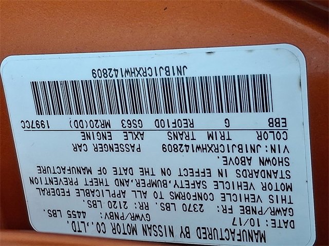 Used 2017 Nissan Rogue Sport SL w/ SL Premium Package image 28