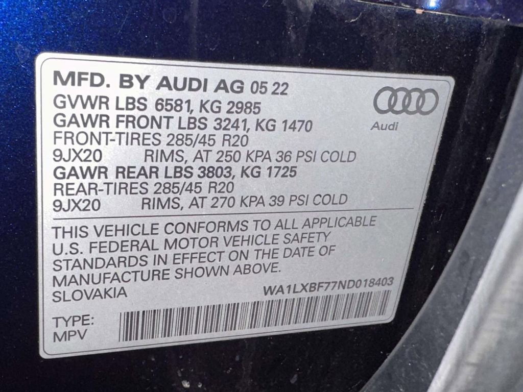 Used 2022 Audi Q7 3.0T Premium Plus w/ Premium Plus Package image 33