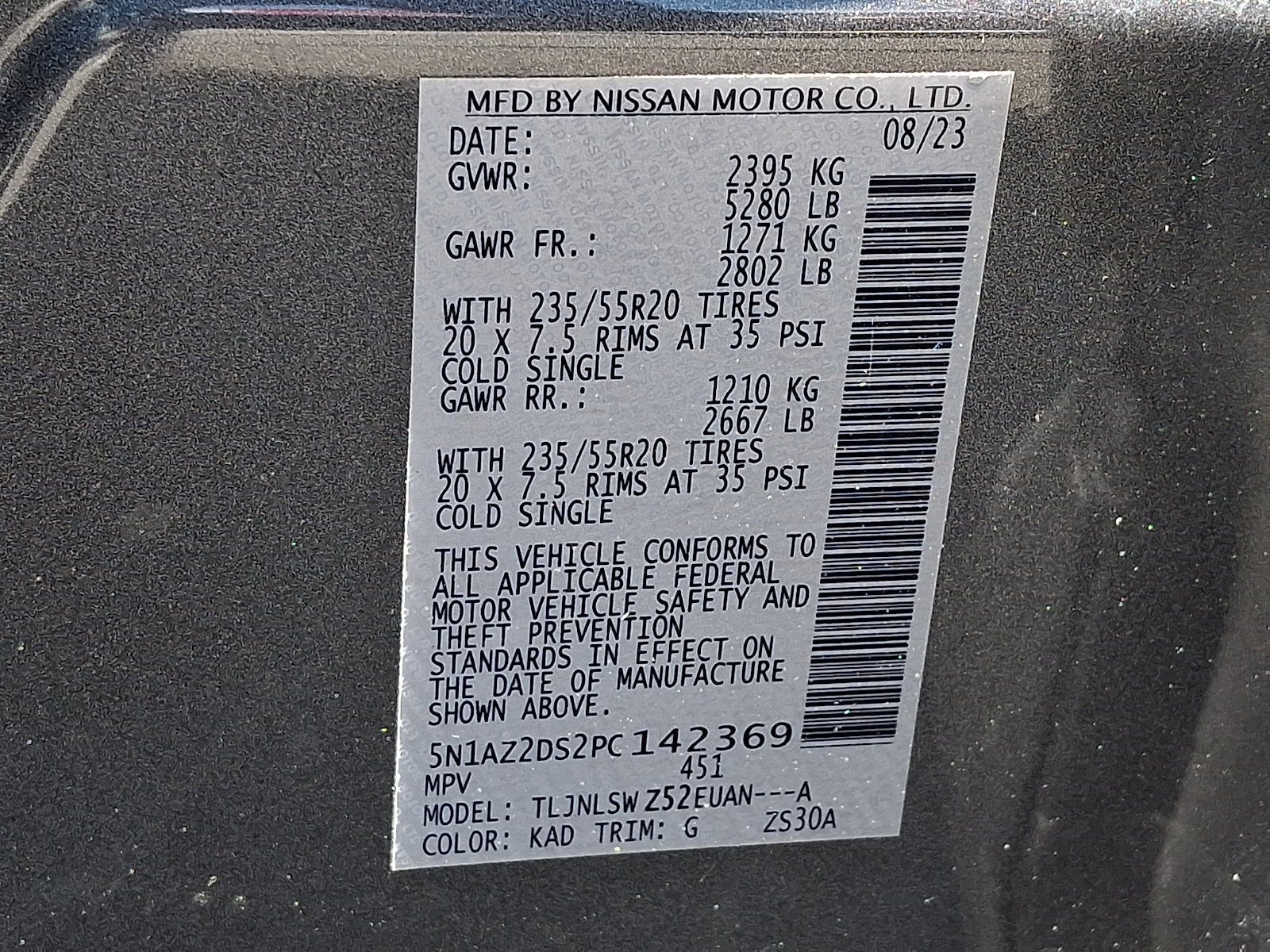 Used 2023 Nissan Murano Platinum w/ Cargo Package AWD/4WD image 30