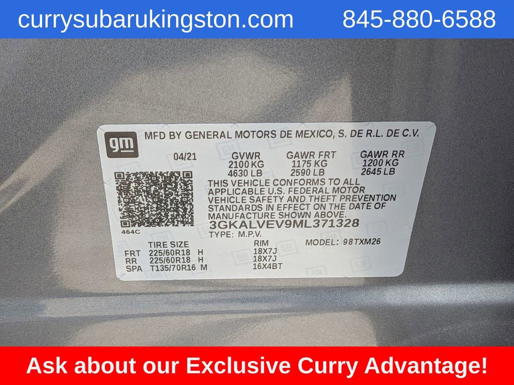 Used 2021 GMC Terrain SLT w/ Infotainment Package II AWD/4WD image 13