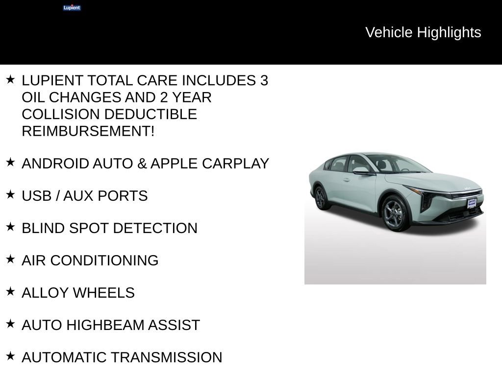 Certified 2025 Kia K4 FWD image 7