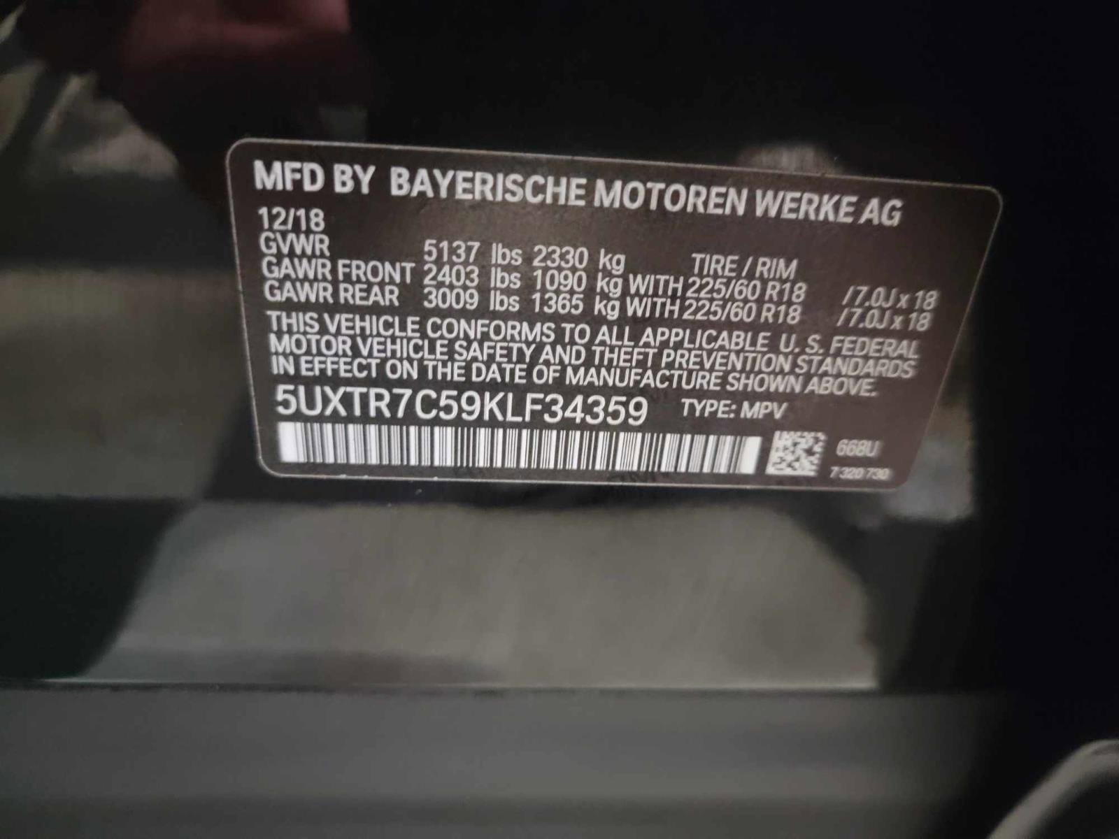 Used 2019 BMW X3 sDrive30i w/ Convenience Package image 35