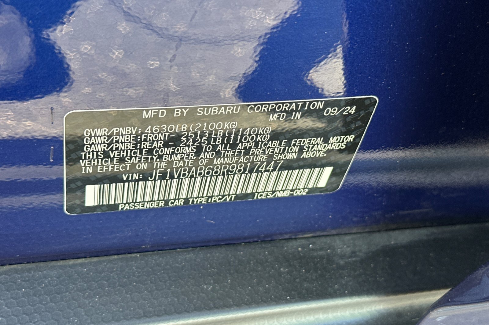 Used 2024 Subaru WRX AWD/4WD image 27