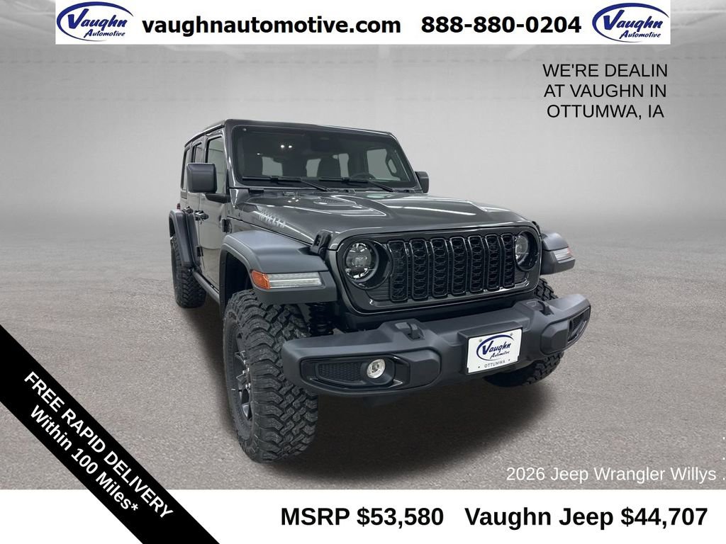 New 2026 Jeep Wrangler Willys image 1