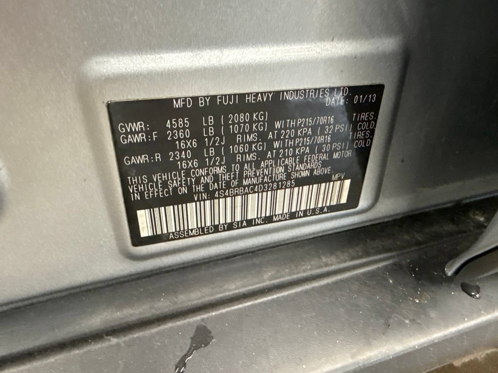 Used 2013 Subaru Outback 2.5i AWD/4WD image 11