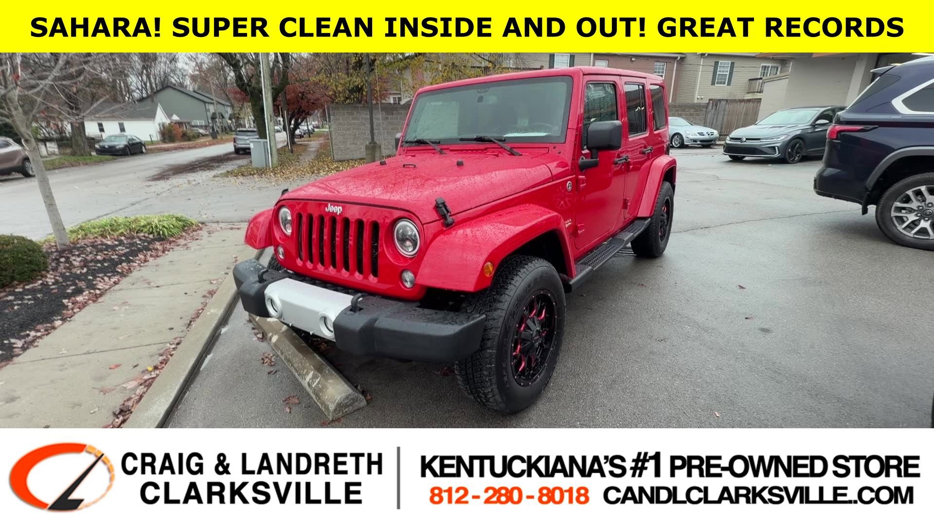 Used 2014 Jeep Wrangler Unlimited Sahara w/ Max Tow Package image 1