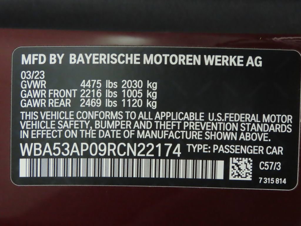 Used 2024 BMW 430i Coupe w/ M Sport Package RWD image 34