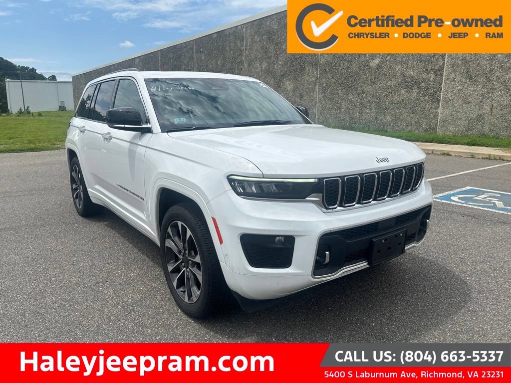 Certified 2023 Jeep Grand Cherokee Overland w/ Luxury Tech Group IV AWD/4WD image 1