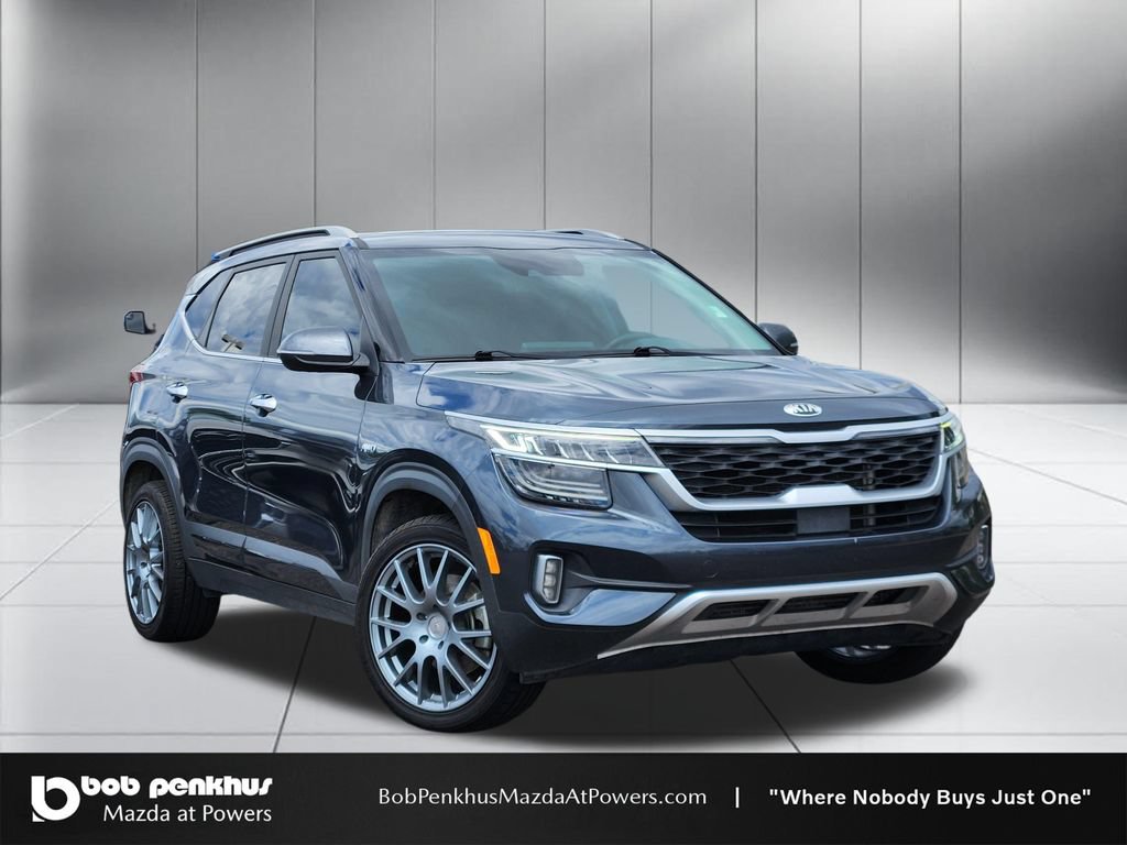 Used 2021 Kia Seltos SX w/ SX Sunroof Package AWD/4WD image 1