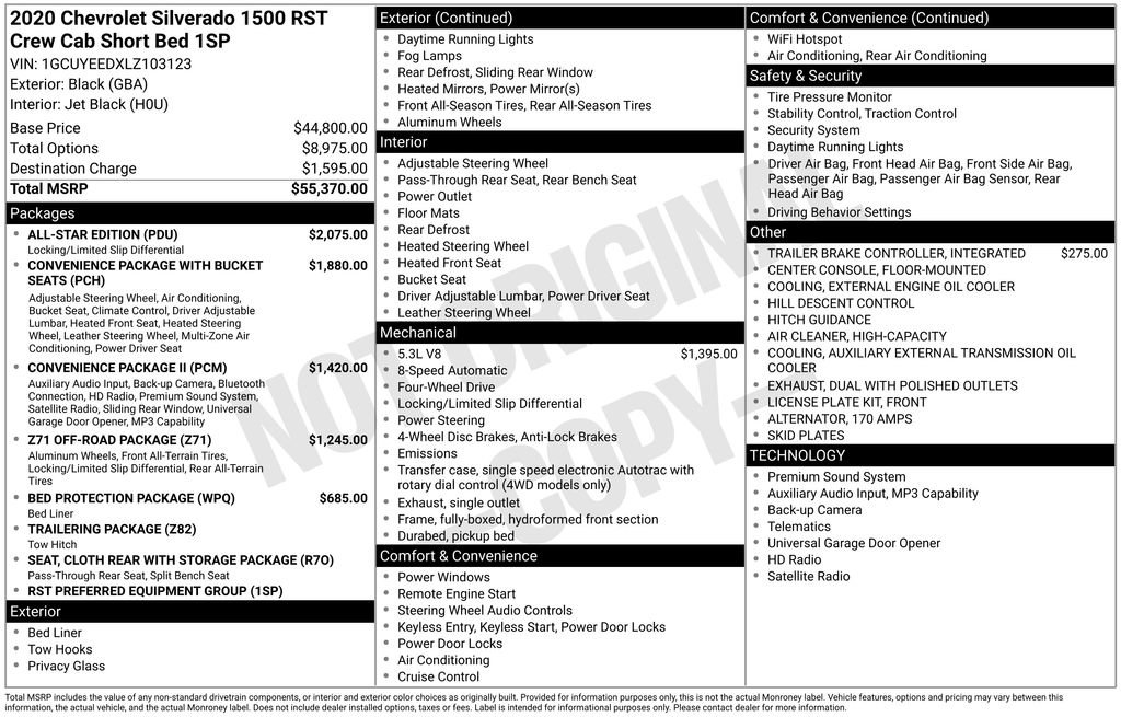 Used 2020 Chevrolet Silverado 1500 RST w/ All-Star Edition AWD/4WD image 44